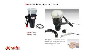 Solo Heat Detector Testing  423424 amp 461 [upl. by Chaffee]