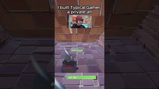 I built typical gamer a private jet fortnite fortclipstypicalgamer [upl. by Hamish612]