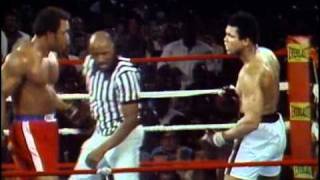 George Foreman vs Muhammad Ali  Oct 30 1974  Entire fight  Rounds 1  8 amp Interview [upl. by Bogusz]