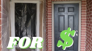 STRIP REPAIR amp PAINT MY FRONT DOOR JAMBTHIS DIYers METHDO [upl. by Ahsian]