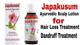 Japakusum Ayurvedic Scalp Lotion review  for hair problem [upl. by Giana637]