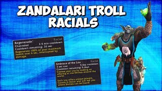 Zandalari Troll Racials Breakdown  Enhancement Shaman Gameplay [upl. by Eidurt]