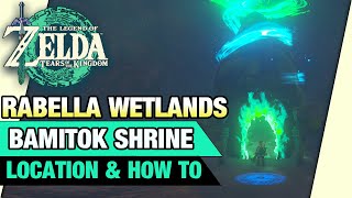 Bamitok Shrine Location amp How To  Rabella Wetlands  Zelda Tears of the Kingdom [upl. by Siward751]