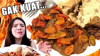 REKOR SAMBAL GORENG TERPEDAS GRATIS TAMBAH CABE SEPUASNYA [upl. by Ingrim60]