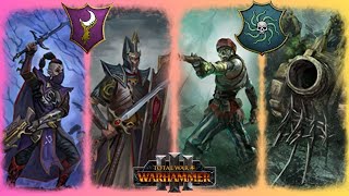 Arrows and Pistols  Elfi Oscuri vs Costa dei Vampiri  Total War Warhammer 3 Multiplayer [upl. by Cornel]