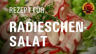 Begeistere deine Gäste mit diesem einfachen und kreativen Radieschensalat Rezept aus der DDR [upl. by Airyt189]