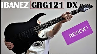 IBANEZ GRG121 DX BLACK REVIEW [upl. by Yrroc24]