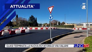 Quasi terminata la rotatoria di via Valiani [upl. by Mattie]