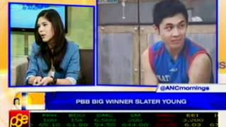 ANC Mornings PBB Unlimiteds Big Winner Slater Young [upl. by Rodgiva]