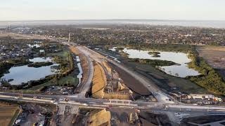 Mordialloc Freeway  April Flythrough [upl. by Nesilla916]