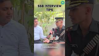 SSB INTERVIEW TIPS BY Lt Krishna Kumar  Captain Batra Classes nda ssb [upl. by Goodwin]