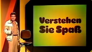 Verstehen Sie Spaß mit Kurt Felix  1981 [upl. by Lossa]