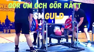 Yngve Gustafsson Veteran SM bänkpress klassisk  120 kg klassen Sundbyberg mars 2024 [upl. by Ellehcsor]