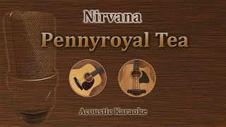 Pennyroyal Tea  Nirvana Acoustic Karaoke [upl. by Oler]