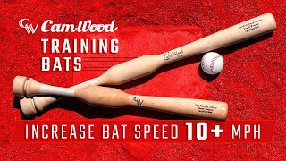 Increase Bat Speed 10 MPH with CamWood Training Bats [upl. by Eseila]