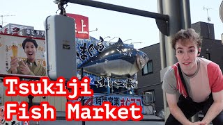 Tokyos Famous Tsukiji Fish Market [upl. by Nitsud874]