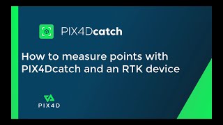 PIX4Dcatch Tutorial  How to measure points with PIX4Dcatch and an RTK device [upl. by Kcirre]