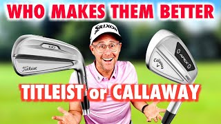 Who Makes The Best Players Iron  Titleist or Callaway [upl. by Eastlake]