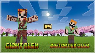 Giant Alex vs Distorted Alex  Creepypasta battle [upl. by Jeremie]