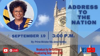 Address to the Nation by Prime Minister Mia Amor Mottley [upl. by Abocaj]