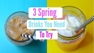 DIY Yummy Spring Drinks [upl. by Loni]