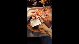 The process of selling roasted bacon cooked food with Chinese characteristics [upl. by Ahsenac132]