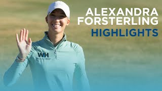 Alexandra Försterling  First Round Highlights  68 4  Open de España [upl. by Lenoj]