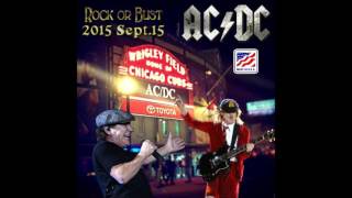 ACDC  RockNRoll Train Live At Wrigley Field 15092015 [upl. by Hgierb]