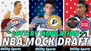 2022 NBA Mock Draft FULL FIRST ROUND MOCK DRAFT I NBA Draft Lottery Simulation NBA Mock Draft 2022 [upl. by Romeo201]