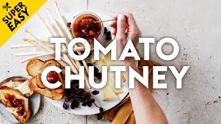 Easy tomato chutney recipe  delicious Australia [upl. by Lindemann]