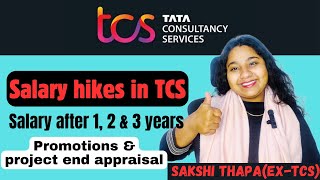 TCS salary hikes  Salary after 3 years in tcs  tcs smart Hiring salary [upl. by Noonberg]