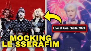 SNL Korea under fire for Kpop Parody amp mocking LE SSERAFIM’s Coachella Controversy kpop [upl. by Nrol972]