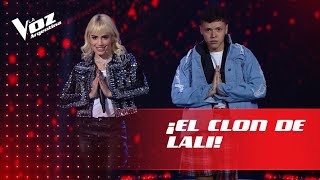 ¡Gran performance Santi se animó a imitar a Lali  La Voz Argentina 2021 [upl. by Irab953]