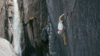 Connor Herson sends one of Yosemites hardest climbs Meltdown 514c [upl. by Bakeman384]