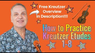 Kreutzer etudes 18 on VIOLA TUTORIAL  How to practice [upl. by Gombach49]