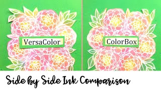 ColorBox verses VersaColor Ink Blending and Stamping [upl. by Arrio]