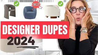 8 DESIGNER DUPES In 2024 That Will Transform You Home homedecor interiordesign homedesign [upl. by Ynnohj33]