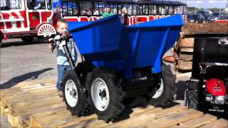 Kinderleicht mit 365 kg Sand die Treppe hinauf MuckTruck Motorschubkarre oder auch Minidumper [upl. by Duarte]