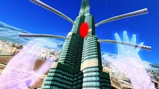 Blasting Aliens Disguised as Buildings in VR  Megaton Rainfall Gameplay  VR HTC Vive [upl. by Aziar]