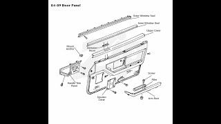 Replacing the outer door window seals on a 1984 C4 Corvette using updated seals [upl. by Daren819]