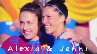 Alexia amp Jenni scenes Vs Rayo Vallecano 02032022 [upl. by Slorac356]