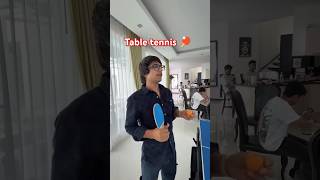 Aj hum khelenge table tennis 🏓  sauravjoshi shorts viralvideo funny sauravjoshivlogs vlog [upl. by Narak]