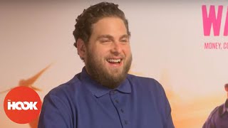 Jonah Hill On His War Dogs Laugh  The Hook [upl. by Akerdnahs]