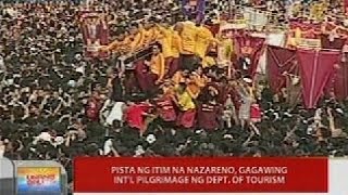 UB Pista ng Itim na Nazareno gagawing intl pilgrimage ng Dept of Tourism [upl. by Erasmo]