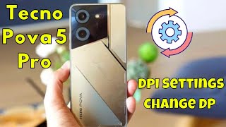 Tecno Pova 5 Pro Dpi Settings Change DPI  How to use DPi options  DPI options [upl. by Dorette]