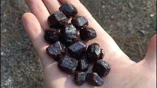 Finding Garnets in California [upl. by Haem]