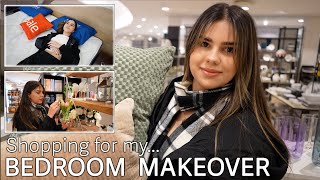 Shopping for my BEDROOM MAKEOVER [upl. by Nidla718]