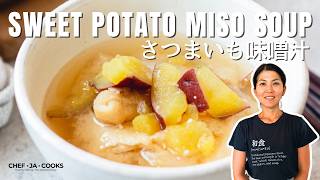 Easy Japanese Sweet Potato Miso Soup [upl. by Noicnecsa]