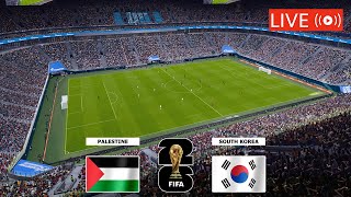 🔴PALESTINE VS SOUTH KOREA FULL MATCH  FIFA WORLD CUP QUALIFIER AFC LIVE TODAY [upl. by Terbecki207]