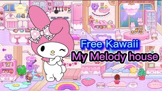 Avatar world FREE Kawaii My Melody House [upl. by Annahtur]